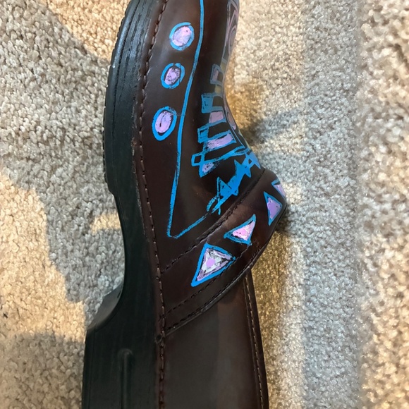 HAnd Painted Dansko Clogs - Picture 2 of 8